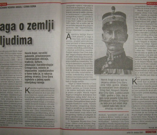 Kako je putopisac Henrik Angel naučio Crnogorce da skijaju